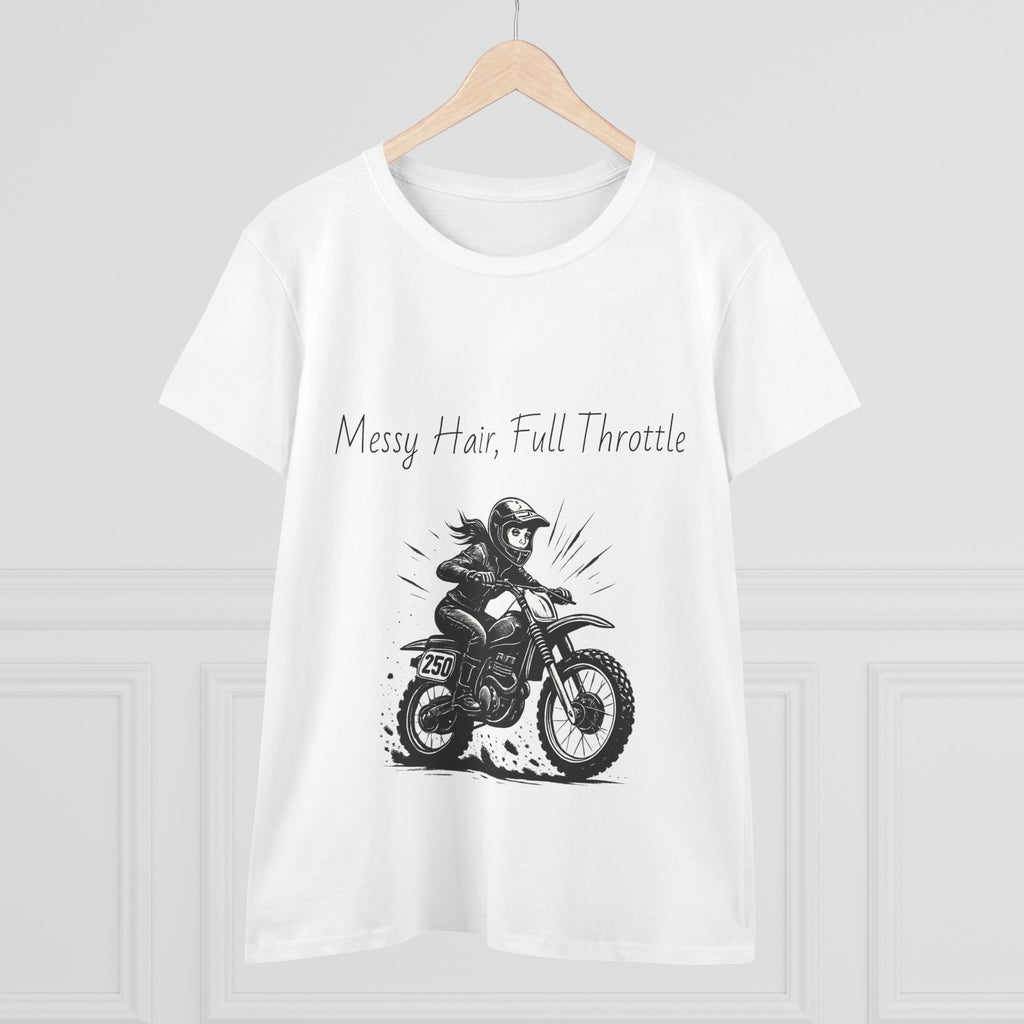 Messy Hair, Full Throttle Women's Tee