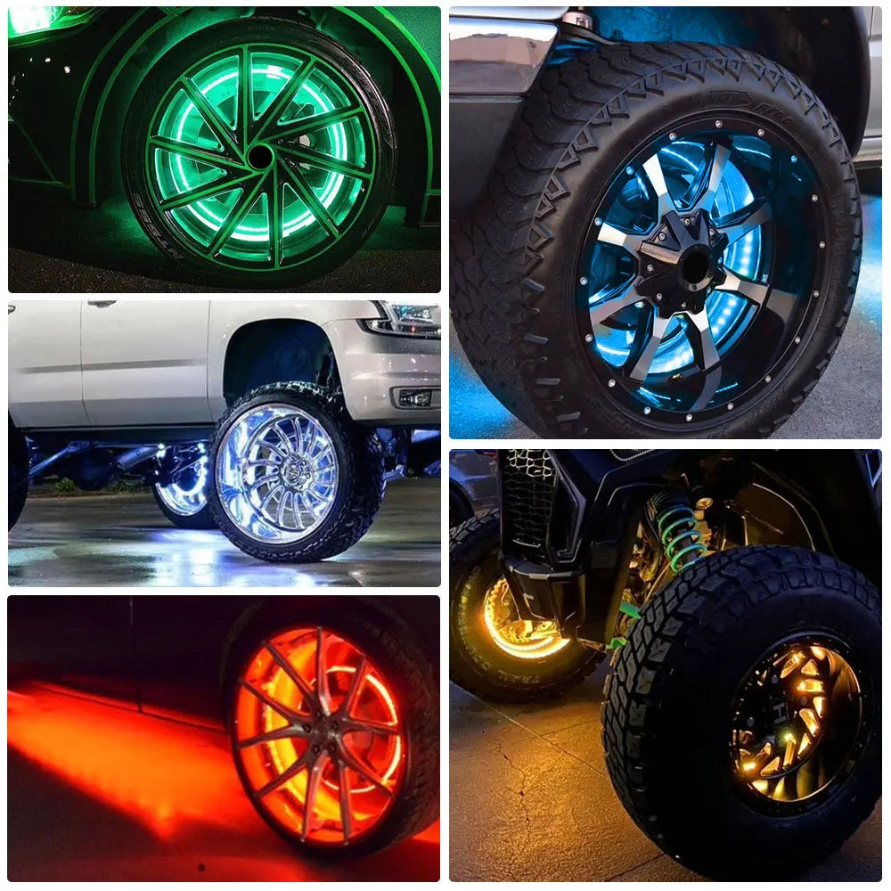 Wheel hub Light Strip Kit